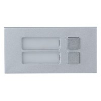 (DHI-VTO4202F-MB2) DAHUA MÓDULO CON 2 BOTONES PARA VIDEOPORTERO EXTERIOR MODULAR SERIE VTO4202F 50X100MM (Espera 4 dias)