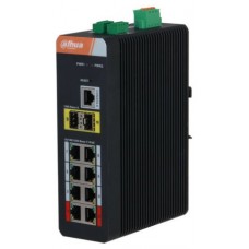 (DH-IS4210-8GT-120) DAHUA SWITCH INDUSTRIAL L2 GESTIONABLE POE 2.0 WATCHDOG 8 PUERTOS + 2 GIGABIT SFP (Espera 4 dias)