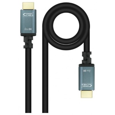 CABLE HDMI 2.1 IRIS 8K A/M-A/M NEGRO 3.0M NANOCABLE