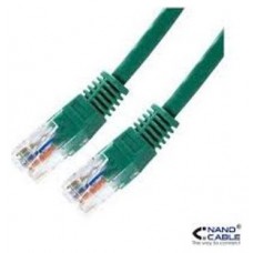 CABLE RED LATIGUILLO RJ45 CAT.6 UTP AWG24 VERDE 2.0 M