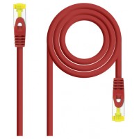 CABLE DE RED LATIGUILLO RJ45 SFTP CAT6A AWG26 1 M ROJO NANOCABLE (Espera 4 dias)