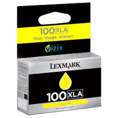 LEXMARK CARTUCHO INYECCION TINTA AMARILLO Nº100 XLA VIZIX