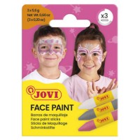 SET MAQUILLAJE FACE PAINT ESTUCHE DE 3 BARRAS FANTASY JOVI 175FA (Espera 4 dias)