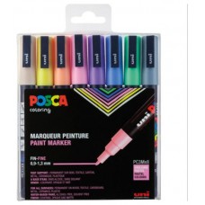 ESTUCHE 8 UDS. PC-3M SP COLOR PURPURINA POSCA UNIBALL 182634671 (Espera 4 dias)