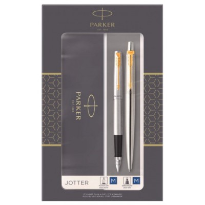 SET JOTTER. DUO PLUMA + BOLÍGRAFO ACERO GT PARKER 2093257 (Espera 4 dias)