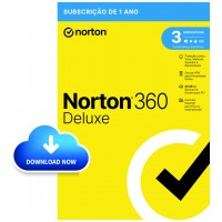 Norton 360 Deluxe 25gb 1 User 3 Device 1year Portugues