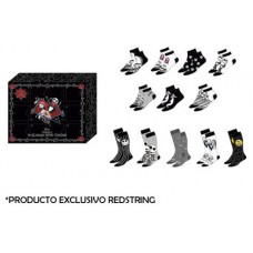 CAJA REGALO CALCETINES JACK Y SALLY TALLA: 36/41 CERDÁ 2900001960 (Espera 4 dias)