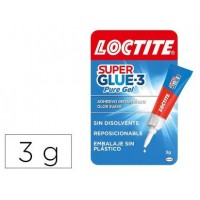 LOCTITE SUPERGLUE-3 GEL REPOSICIONABLE BL 3 GR LOCTITE 2943113 (Espera 4 dias)