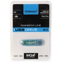 Intenso 3502450 Lápiz USB Rainbow line 4GB Azul