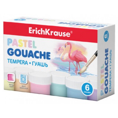 CAJA GOUACHE PASTEL 6 COLORS BY 20ML ERICH KRAUSE 50540 (Espera 4 dias)