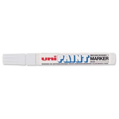 MARCADOR PERMANENTE PUNTA M 2,2-2,8MM. BLANCO UNI-BALL 545491000 (MIN12) (Espera 4 dias)