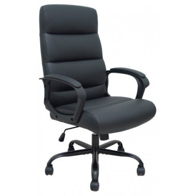 SILLÓN TOLEDO SIMILPIEL NEGRO BASE METÁLICA NEGRA PIQUERAS Y CRESPO 545BSP840 (Espera 4 dias)