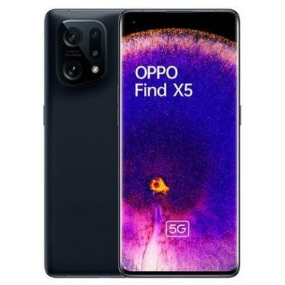 OPPO Find X5 16,6 cm (6.55") SIM doble Android 12 5G USB Tipo C 8 GB 256 GB 4800 mAh Negro (Espera 4 dias)