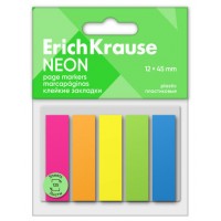 BLISTER 125 MARCAPAGINAS NEON 12X45MM 5 COLORES ERICH KRAUSE 61558 (Espera 4 dias)