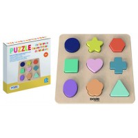 PUZZLE DE FORMAS ENCAJABLES DE MADERA - A PARTIR DE 1 AÑOS DOHE 64010 (Espera 4 dias)