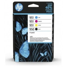 HP950 TINTA HP NEGRO 950 CYM  951 PACK (6ZC65AE) (Espera 4 dias)