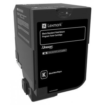 Lexmark CS720, CS725, CX725 Cartucho de toner negro Retornable