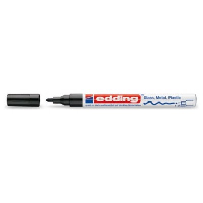 MARCADOR PERMANENTE 1-2MM 751 NEGRO EDDING 751-01 (MIN10) (Espera 4 dias)