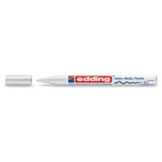 MARCADOR PERMANENTE 1-2MM 751 BLANCO EDDING 751-049 (MIN10) (Espera 4 dias)