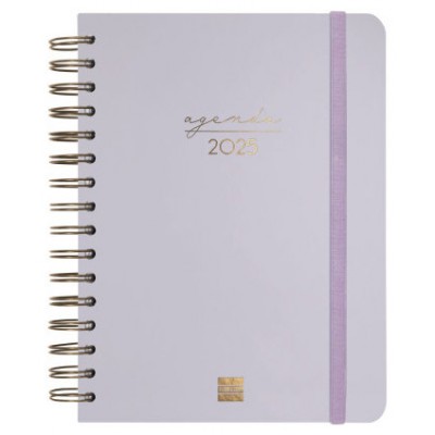 AGENDA 2025 TRENDY ALMA E10 155X212MM DIA PAGINA LILA FINOCAM 762040225 (Espera 4 dias)