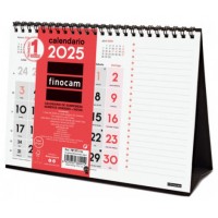 CALENDARIO 2025 SOBREMESA NEUTRO NUMEROS GRANDES+NOTAS S 210X150MM FINOCAM 781370025 (Espera 4 dias)