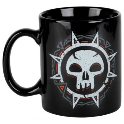 TAZA DE CERÁMICA NEGRA BLACK MANA KONIX REDSTRING 78441120367 (Espera 4 dias)