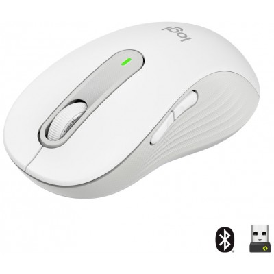 Mouse Logitech Wireless Signature M650 L Color Blanco