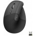 LOGITECH Raton (Izqda/Zurdos) Inalambrico 6 botones Ergonomico, Vertical, Videojuegos color grafito