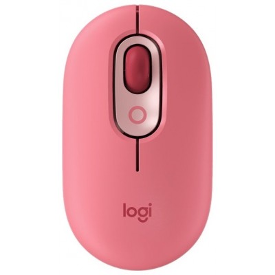 Mouse Logitech Pop Con Emoji Color Rosa Heartbreaker