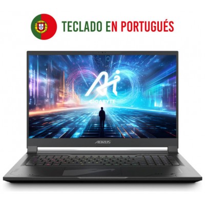 PORTATIL GIGABYTE AORUS 17X AXG-64PT665SH I9 13980HX 4080 32GB 2TB 17" W11H