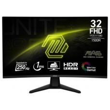 MSI MAG 32C6X pantalla para PC 80 cm (31.5") 1920 x 1080 Pixeles Full HD Negro (Espera 4 dias)