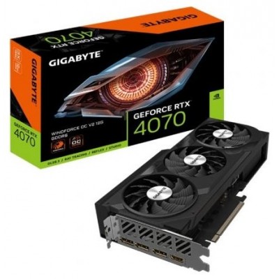 VGA NVIDIA RTX 4070 WINDFORCE OC V2 12 GB GIGABYTE (Espera 4 dias)