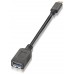 CABLE USB 3.1 GEN1 5GBPS 3A TIPO USB-CM-AH NEGRO 15CM