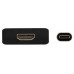 AISENS - CONVERSOR USB-C A HDMI 4K@30HZ, USB-C/M-HDMI/H, NEGRO, 15CM