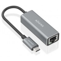 CONVERSOR USB3.1 GEN1 USB-C A ETHERNET GRIS 15CM