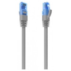 CABLE RED LATIGUILLO RJ45 CAT.6 UTP AWG26 CCA GRIS 20M