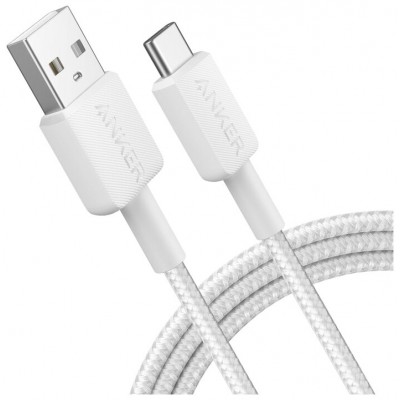 CABLE ANKER 322 USB-A A USB-C 1,8M BLANCO