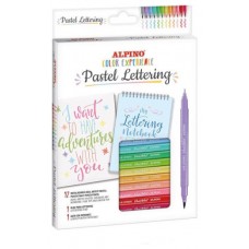 ESTUCHE 12 ROTULADORES PASTEL LETTERING KIT ALPINO AR001093 (Espera 4 dias)