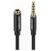 CABLE AUDIO ESTEREO JACK 3.5/M JACK 3.5/H 5 M NEGRO VENTION (Espera 4 dias)