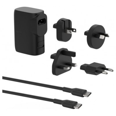 Belkin BPZ003bt1MBK-B6 Universal Negro Corriente alterna Carga rápida Interior (Espera 4 dias)