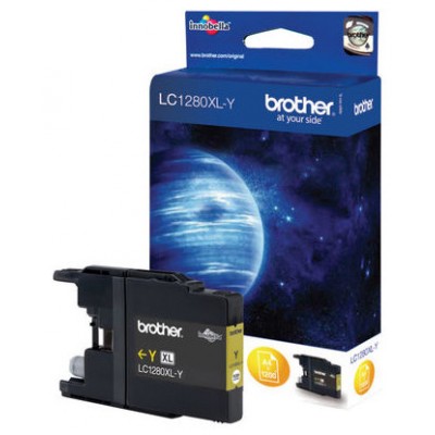 TINTA BROTHER LC-1280XLY AMARILLO ALTA CAPACIDAD (Espera 4 dias)