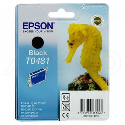 Epson Stylus Photo R-200/220/300/320/340, RX-500/600/620/640 Cartucho Negro   DESCATALOGADO