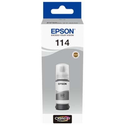 Epson Botella Tinta Ecotank 114 Gris