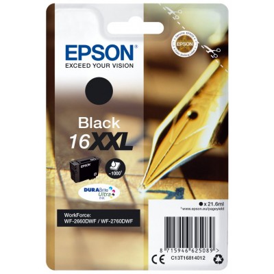 TINTA EPSON C13T168140 16XXL NEGRO (Espera 4 dias)