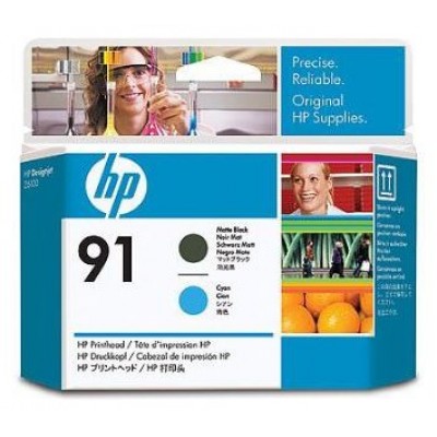 HP Designjet Z6100 cabezal de impresion Negro Mate y Cian nº91 DESC