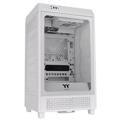 CAJA THERMALTAKE THE TOWER 200 MINI-ITX 2XUSB 3.0 SIN FUENTE BLANCO