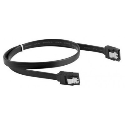 CABLE SATA III LANBERG 6GB/S HEMBRA HEMBRA CLIP METAL 30CM NEGRO