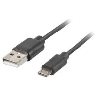 CABLE USB LANBERG 2.0 MACHO/MICRO USB MACHO QUICK CHARGE 3.0 1.8M NEGRO