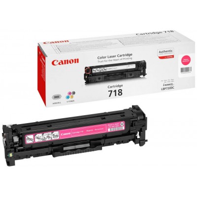 TONER CANON CRG-718M MAGENTA 2.900PAG (Espera 4 dias)