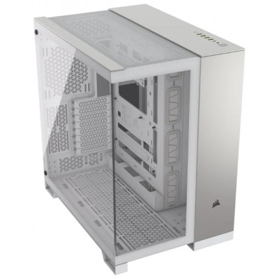 CAJA SEMITORRE ATX 6500X TG WHITE/SATIN GRAY ALUMINUM CORSAIR (Espera 4 dias)